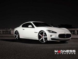 Maserati GranTurismo Custom Wheels - VVS-CV3 by Vossen - Silver / Black Maserati GranTurismo Custom Wheels - VVS-CV3 by Vossen - Silver / Black